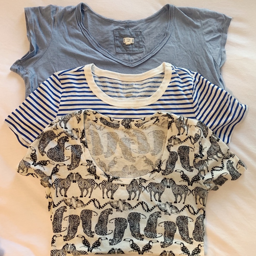 THREE URBAN OUTFITTERS TOPS